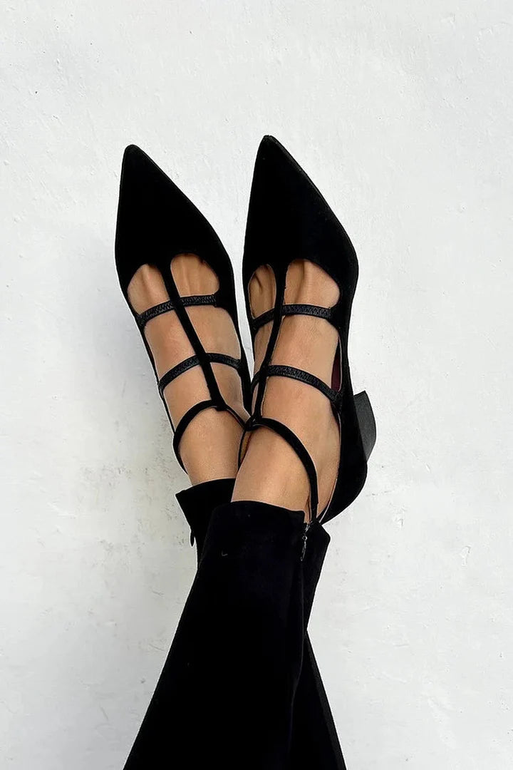 VIVIEN - ORTHOPEDIC ELEGANT POINTED BALLERINA SHOES | PREMIUM EDITION