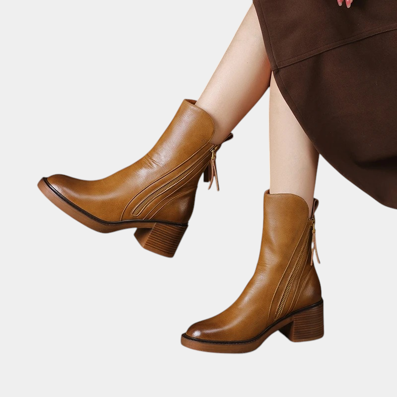 FABRIZIA - LEATHER EVERYDAY BOOTS