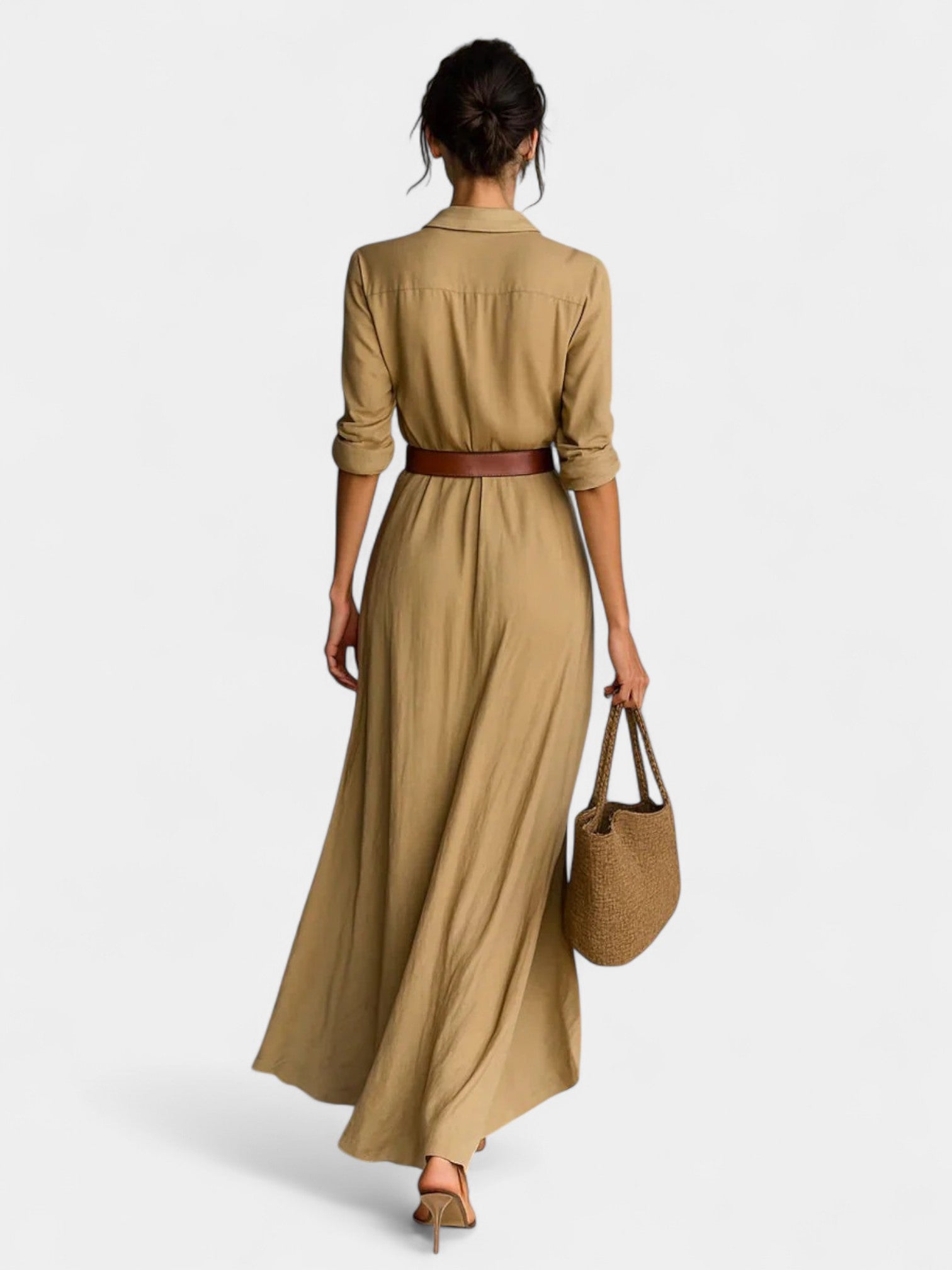 BERYL - LONG SLEEVE MAXI DRESS