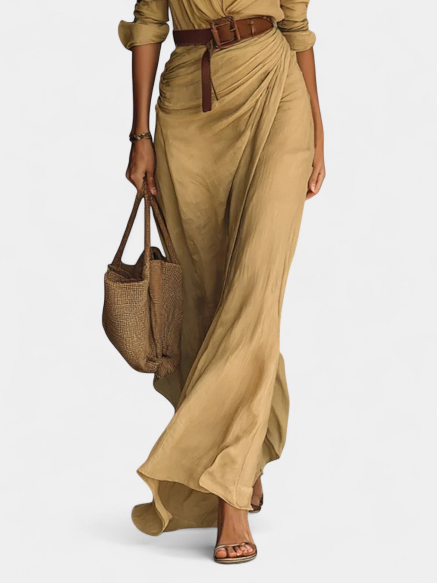 BERYL - LONG SLEEVE MAXI DRESS