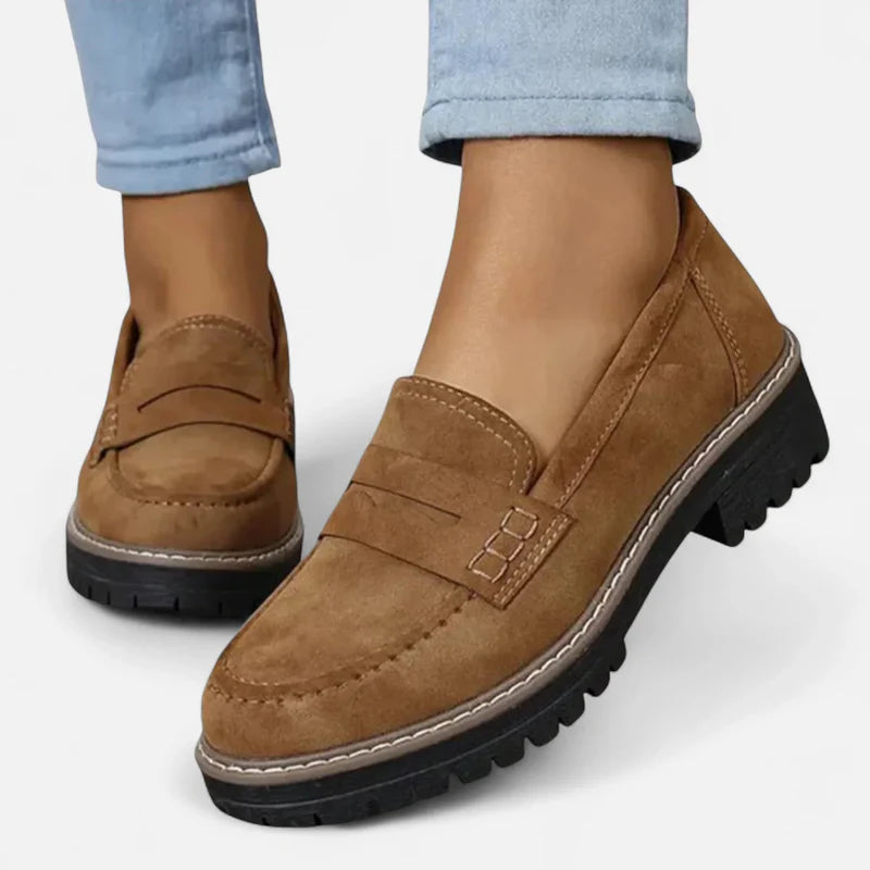 SERAPHINE - ORTHOPEDIC PLATFORM COURT LOAFERS